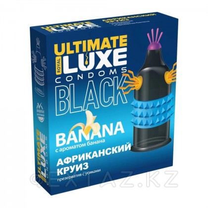 Презерватив LUXE BLACK ULTIMATE Африканский круиз (БАНАН) 1 шт. от sex shop Extaz