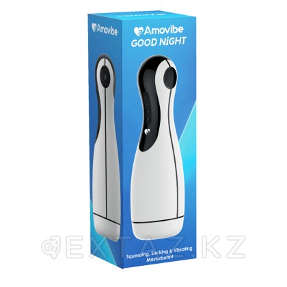 Инновационный мастурбатор Good night с имитацией орального секса Amovibe (белый) от sex shop Extaz фото 2