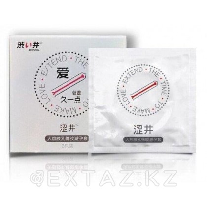 Ультратонкие презервативы с эффектом продления DryWell 0,03 мм., латекс, 3 шт. от sex shop Extaz фото 7