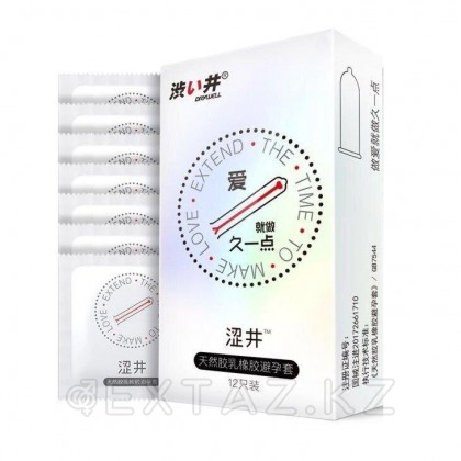 Ультратонкие презервативы с эффектом продления DryWell 0,03 мм., латекс, 12 шт. от sex shop Extaz