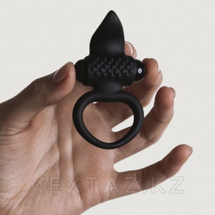 Эрекционное виброкольцо Lingus черное от Adrien lastic от sex shop Extaz фото 5
