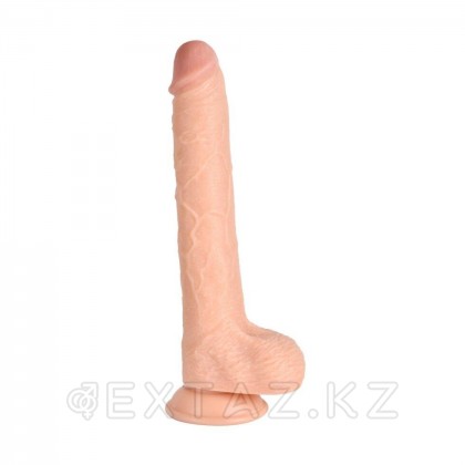 Реалистичный фаллоимитатор на присоске (28 см.) от sex shop Extaz фото 5