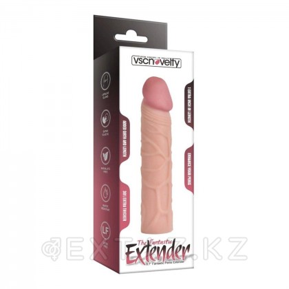 Реалистичная насадка на пенис для увеличения (17 см.) от sex shop Extaz
