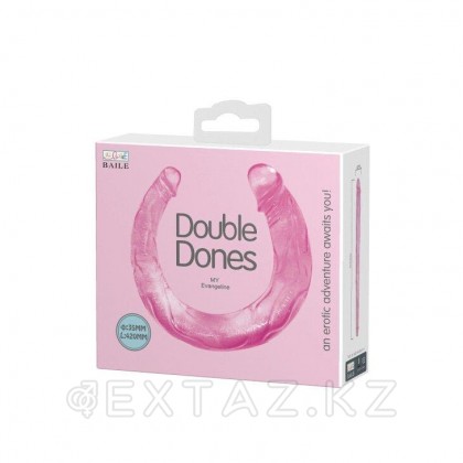 Двойной фаллоимитатор Double dong розовый от sex shop Extaz
