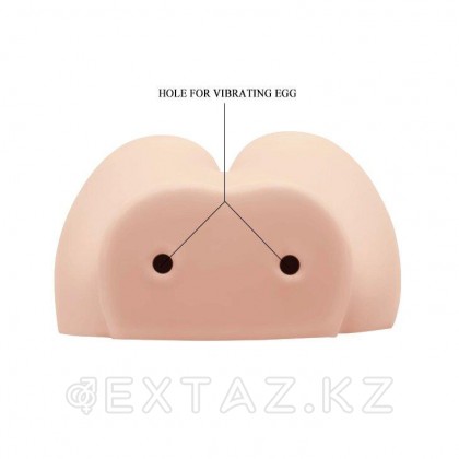 Двойной мастурбатор попка и вагина Crazy bull с вибрацией (реальный размер) от sex shop Extaz фото 3