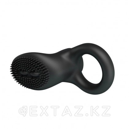 Эрекционное кольцо с вибрацией и доп. стимуляцией Cobra от sex shop Extaz фото 6