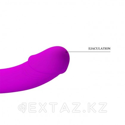 Двойной страпон (безремневой) с эффектом эякуляции Kelpie от sex shop Extaz фото 6