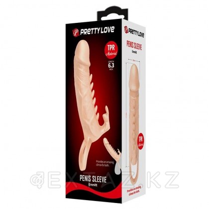 Насадка на пенис с кольцом Emmit от sex shop Extaz