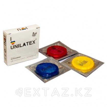 Презервативы Unilatex Multifruits/ароматизированные, 3 шт от sex shop Extaz фото 4