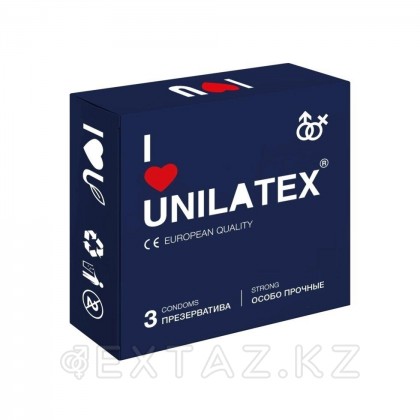 Презервативы Unilatex Extra Strong/особо прочные, 3 шт. от sex shop Extaz