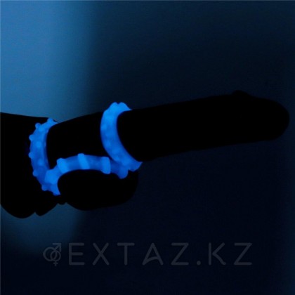 Набор эрекционных колец 3 шт. Lumino Play Penis (светятся в темноте) от sex shop Extaz фото 4