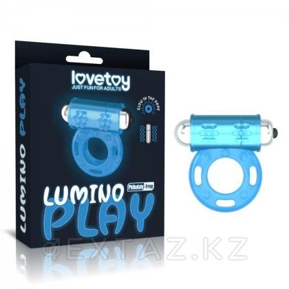 Эрекционное кольцо с вибрацией Lumino Play (светится в темноте) от sex shop Extaz