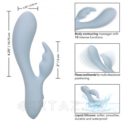 Вибратор-кролик ультрагибкий CalExotics Contour Kali, 10.75 см x 3.25 см от sex shop Extaz фото 12