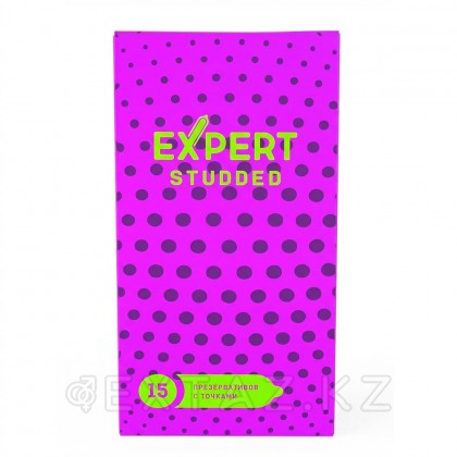 Презервативы EXPERT Studded, облегающие, точечные, 15 шт от sex shop Extaz