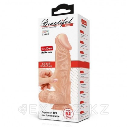 Реалистичный фаллоимитатор Beautiful Buraq (18×5 см) от sex shop Extaz фото 2