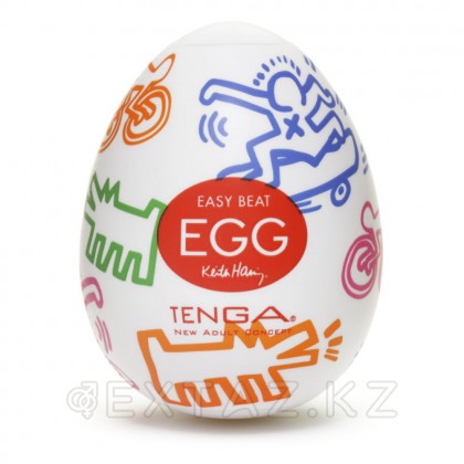 TENGA&Keith Haring Egg Мастурбатор яйцо Street от sex shop Extaz