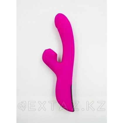 Вибратор розовый на зарядке - 10 функций вибро + 3 функции вакуум стимуляции от sex shop Extaz фото 4