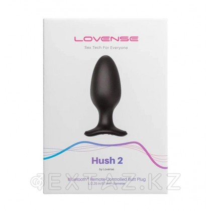 Анальная вибропробка Hush 2 второго поколения с управлением на расстоянии от Lovense (L: 57*150 Мм.) от sex shop Extaz фото 6