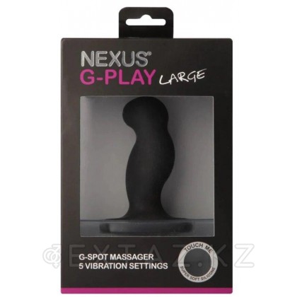 Вибростимулятор простаты и G-точки NEXUS G PLAY LARGE черный от sex shop Extaz фото 3