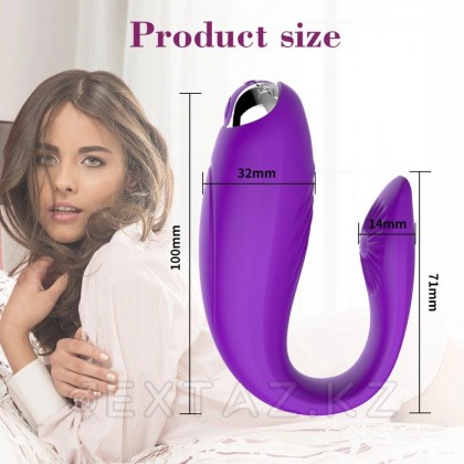 Стимулятор клитора и точки G фиолетовый от sex shop Extaz фото 3