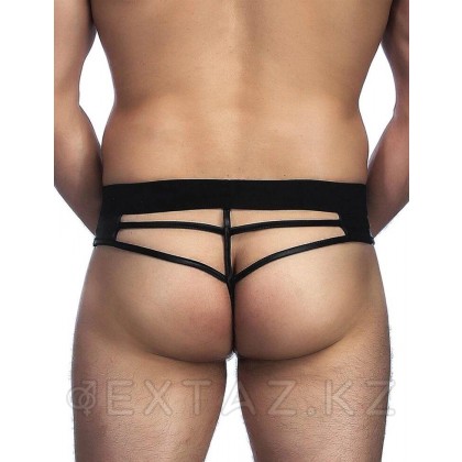 Стринги мужские черные с ремешками (размер XL) от sex shop Extaz фото 8