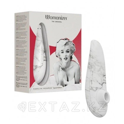 Бесконтактный клиторальный стимулятор Womanizer Marilyn Monroe White Marble от sex shop Extaz