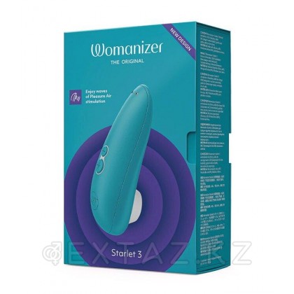 Бесконтактный клиторальный стимулятор Womanizer Starlet 3 бирюзовый от sex shop Extaz