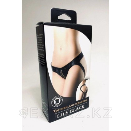 Трусики для страпона Lily Black (OS) от sex shop Extaz фото 4