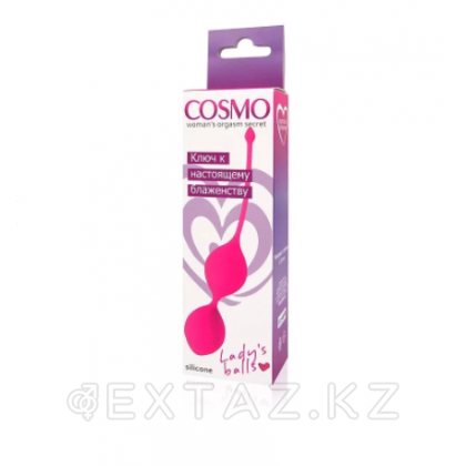 Вагинальные шарики, розовый неон (D*36 мм.) от sex shop Extaz фото 3
