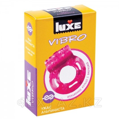 Виброкольцо LUXE VIBRO Ужас альпиниста (+ презерватив) от sex shop Extaz