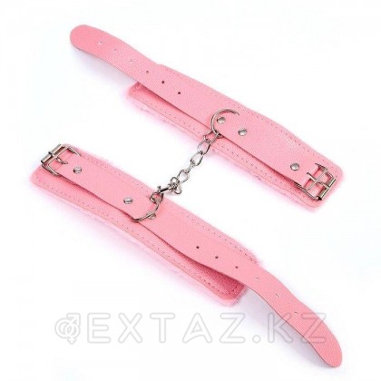 Аксессуар для карнавала- розовые наручники от sex shop Extaz фото 3