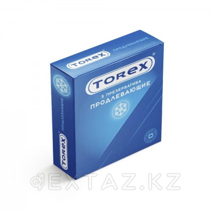 Презервативы продлевающие, гладкие - TOREX 3 шт. от sex shop Extaz