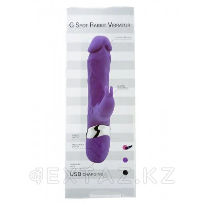 Вибратор-кролик G-spot rabbit vibrator фиолетовый от sex shop Extaz фото 4