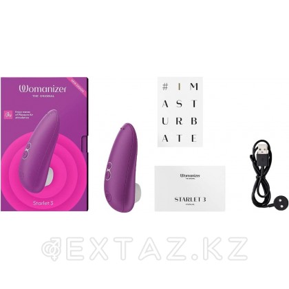 Бесконтактный клиторальный стимулятор Womanizer Starlet 3 фиолетовый от sex shop Extaz фото 7