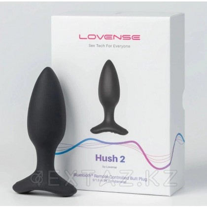 Анальная вибропробка Hush 2 второго поколения с управлением на расстоянии от Lovense (S: 38*100 мм.) от sex shop Extaz фото 6