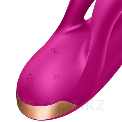 Вибратор с клиторальным стимулятором Satisfyer Double Flex Connect App лиловый от sex shop Extaz фото 11