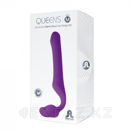 Безремневой страпон Queens M фиолетовый от Adrien Lastic от sex shop Extaz фото 3