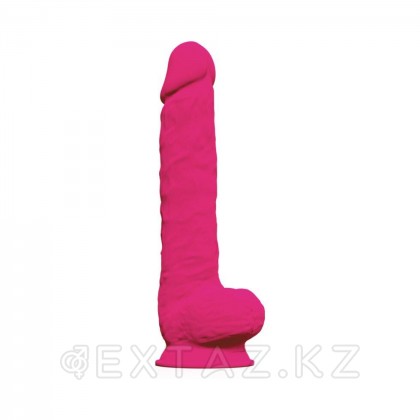 Фаллоимитатор розовый с двойным покрытием от SILEXD (38 * 7 см.) от sex shop Extaz