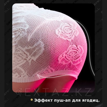 Эротическое кружевное платье в белом цвете Drywell (S-M) от sex shop Extaz фото 15