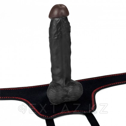 Страпон на трусиках Ingen (20*4 см.) в чёрном цвете от sex shop Extaz фото 3