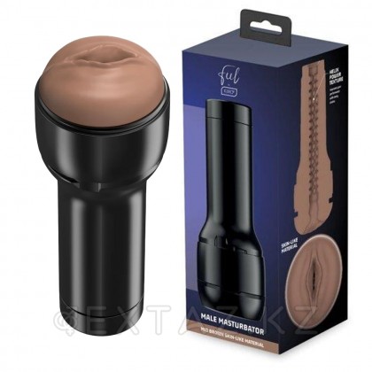 Мастурбатор KIIROO Feel Stroker, вульва, коричневый от sex shop Extaz