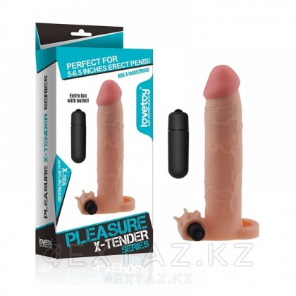 Насадка  X-tender с вибрацией - (20*4,3) от sex shop Extaz фото 4