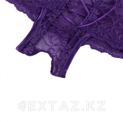 Трусики на завязках с доступом лиловые (3XL-4XL) от sex shop Extaz фото 2