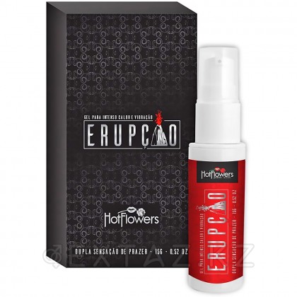 Гель для клитора Hot Flowers Eruption с согревающе-покалывающим эффектом и вибрацией, 15 г от sex shop Extaz фото 2