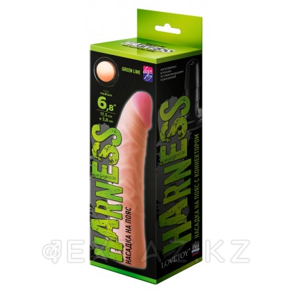 Насадка для страпона HARNESS с коннектером GREEN LINE (175*38) от sex shop Extaz