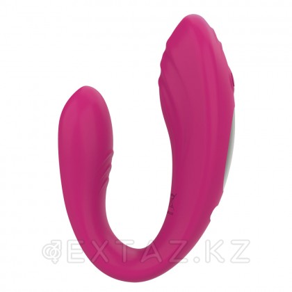 Вибратор с двойной стимуляцией для пар и пультом ДУ от sex shop Extaz фото 9