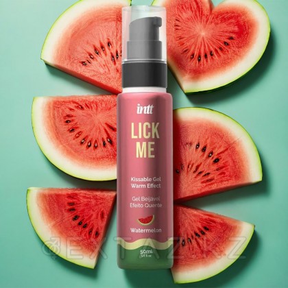 Гель со вкусом арбуза LICK ME с согревающим эффектом от INTT, 50 мл от sex shop Extaz фото 2