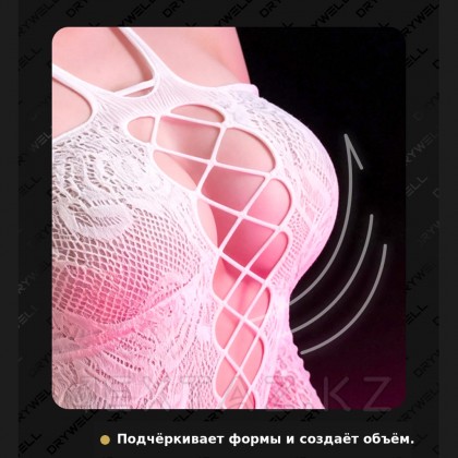 Эротическое кружевное платье в белом цвете Drywell (S-M) от sex shop Extaz фото 13