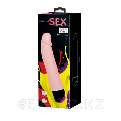 Вибратор-реалистик 19 см (вибрация с ротацией) от sex shop Extaz