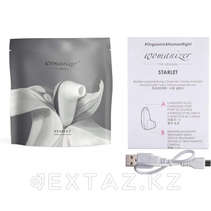 Бесконтактный клиторальный стимулятор Womanizer Starlet белый от sex shop Extaz фото 10